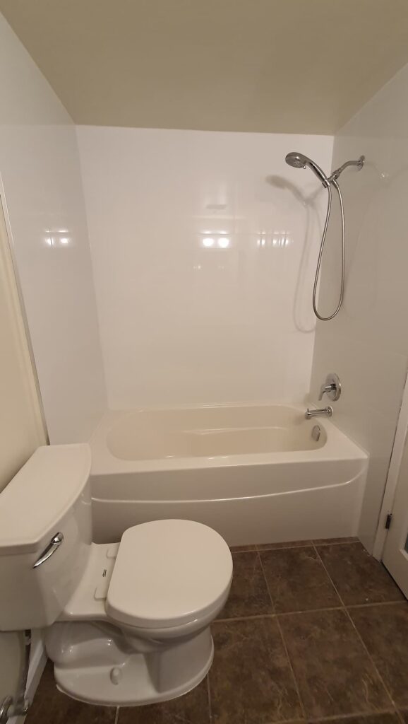 Clean and newly renovated bathroom